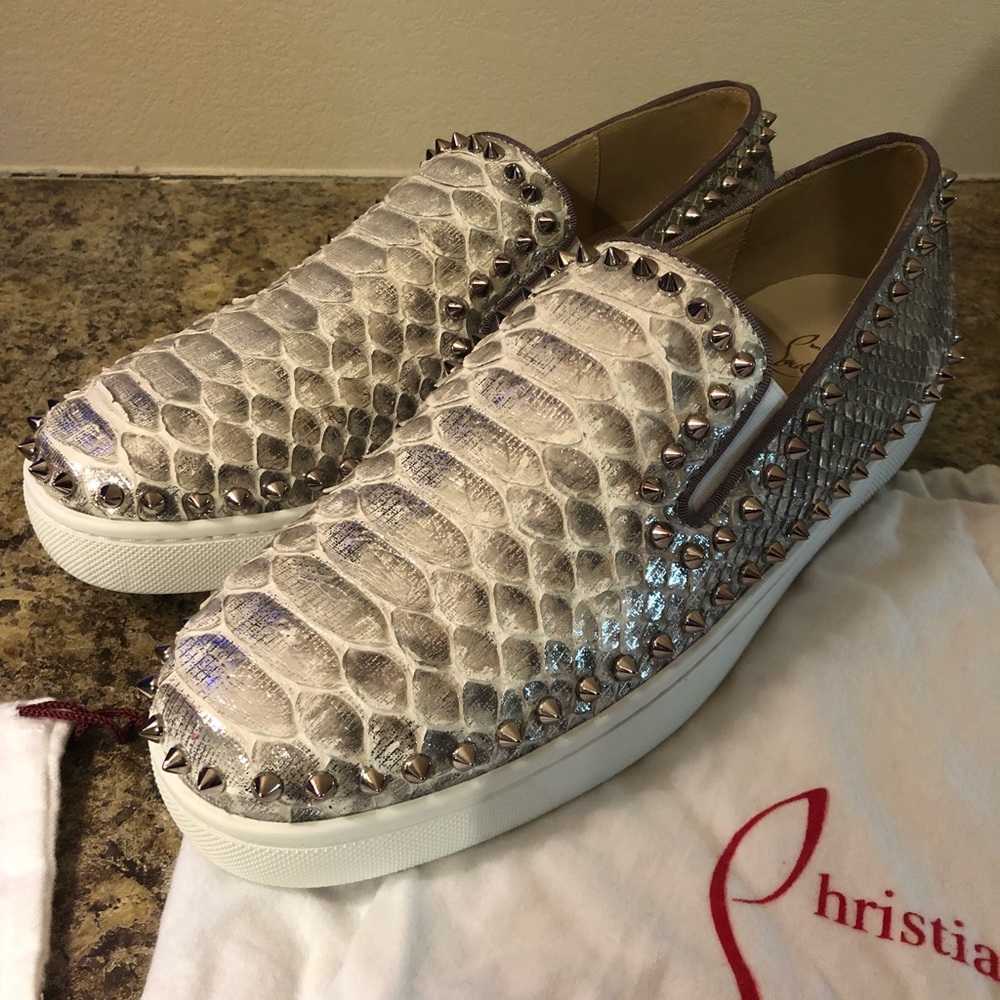 Christian Louboutin Pik Boat Flat - Python